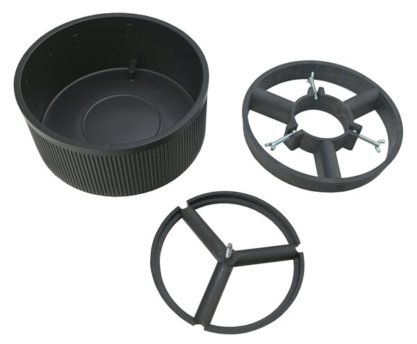 Compass Stojan na vánoční stromek / květináč 5l - šedý
