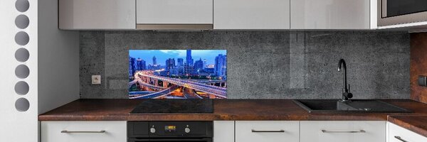 Skleněný panel do kuchyně Viadukt pksh-78087242