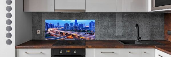 Skleněný panel do kuchyně Viadukt pksh-78087242