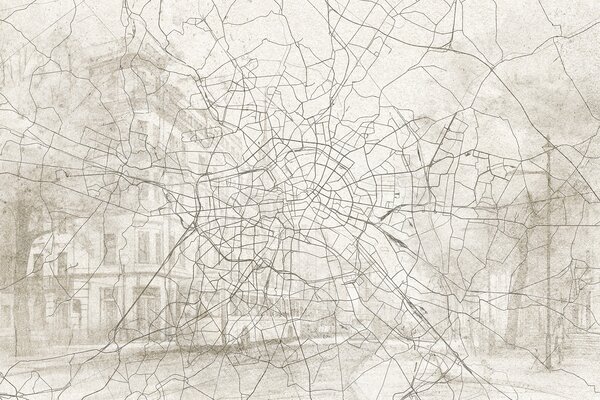 Fototapeta Mapa města, Fototapeta s mapou světa, Populární fototapety, w01696 - Tapeko.co.cz
