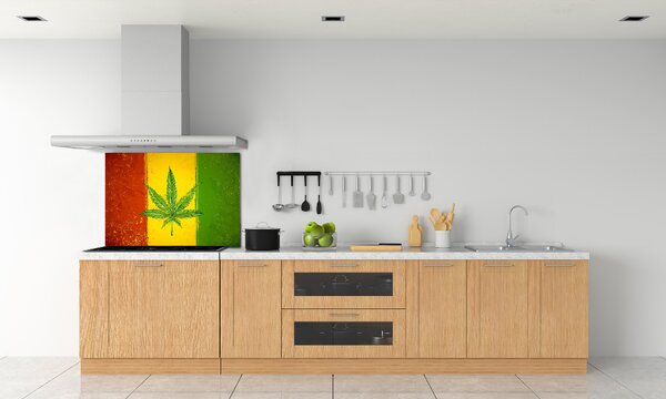 Dekorační panel sklo Rasta vlajka pksh-78234957