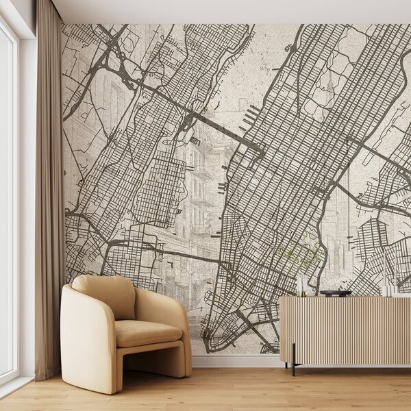 Fototapeta Mapa města, Fototapeta s mapou světa, Populární fototapety, w01699 - Tapeko.co.cz