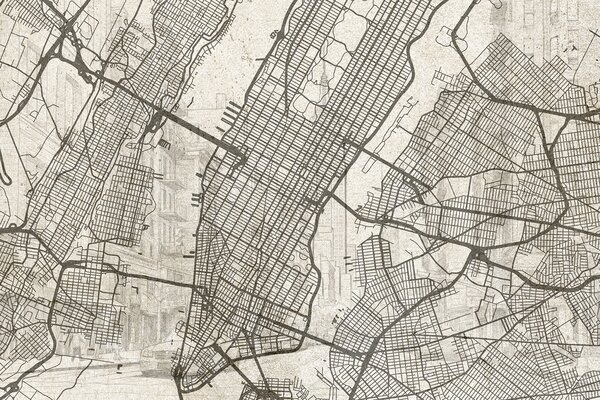 Fototapeta Mapa města, Fototapeta s mapou světa, Populární fototapety, w01699 - Tapeko.co.cz