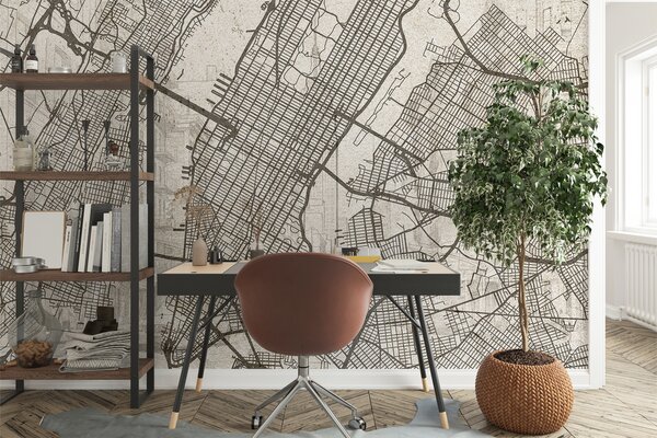 Fototapeta Mapa města, Fototapeta s mapou světa, Populární fototapety, w01699 - Tapeko.co.cz
