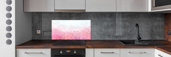 Dekorační panel sklo Květy višně pksh-78464796