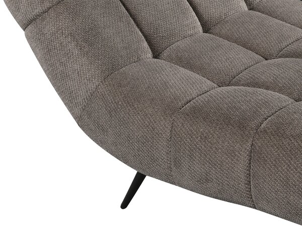 RELAXAČNÍ VÁLENDA, textil, šedá MID.YOU - Relaxační křesla, Online Only