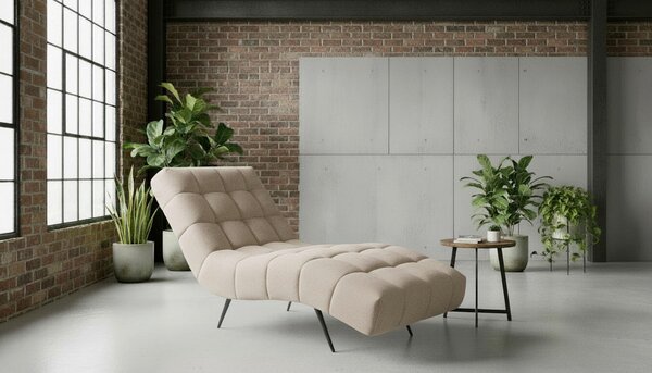 RELAXAČNÍ VÁLENDA, textil, krémová MID.YOU - Relaxační křesla, Online Only