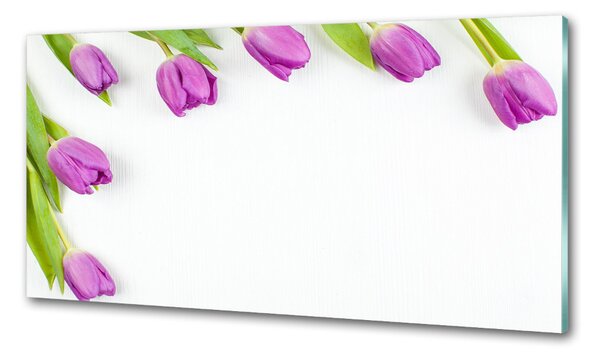 Panel do kuchyně Fialové tulipány pksh-78573099