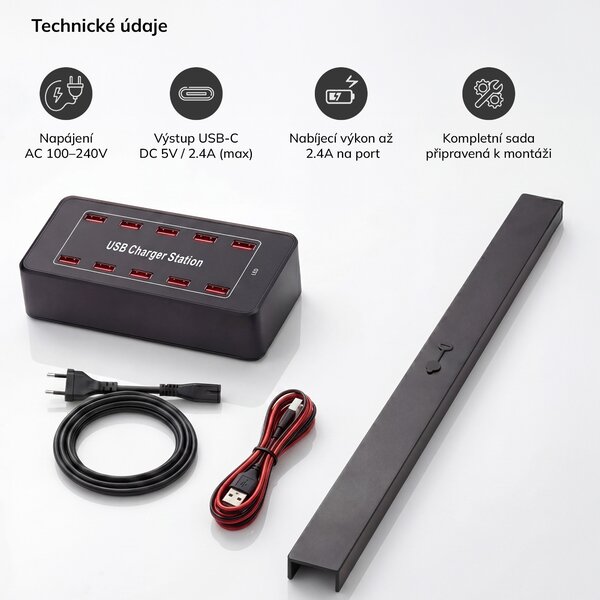 Sada USB pro sociální skříň BARTEK