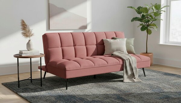 ROZKLÁDACÍ POHOVKA, textil, tmavě červená MID.YOU - Rozkládací pohovky, Online Only
