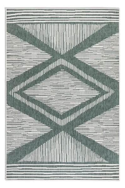 Krémovo-zelený venkovní koberec 120x170 cm Gemini – Elle Decoration