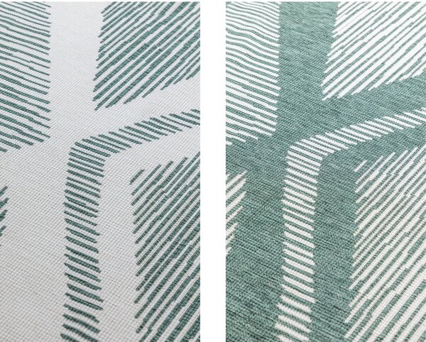 Krémovo-zelený venkovní koberec 120x170 cm Gemini – Elle Decoration