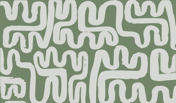 Fototapety Zelené navíjecí čáry, Fototapety abstraktní, w01686v3 : uwalls.cz