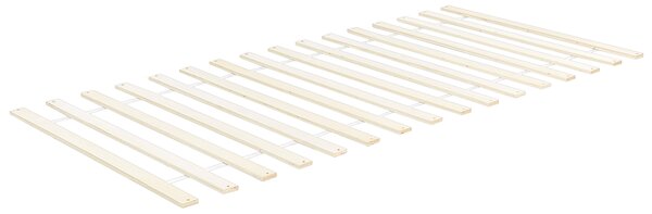 Postel se 4 zásuvkami Borovicové dřevo OLENDON 90 x 200 cm Hnědá