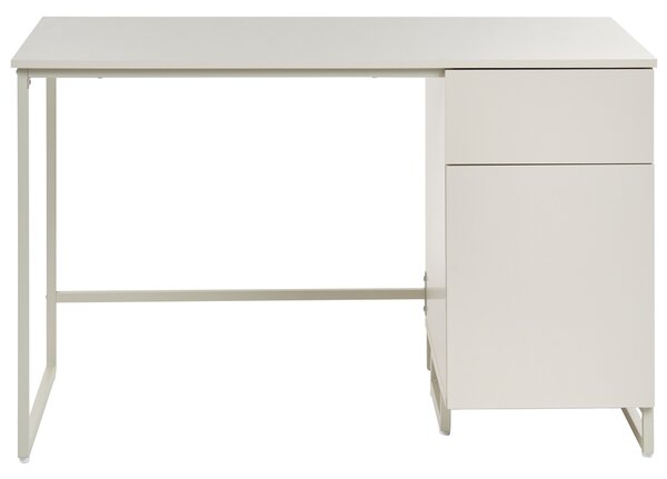 Pracovní stůl LEXTON Světle béžová 120 cm 60 cm se zásuvkami