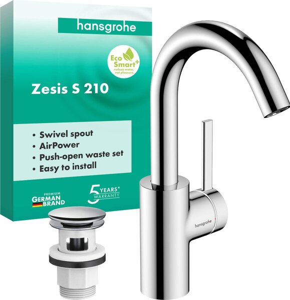 Hansgrohe Zesis S Umyvadlová baterie Chrome