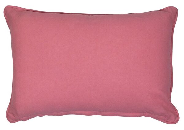 Růžový károvaný polštář s králíčky Rabbio - 45*15*35cm - Mars & More