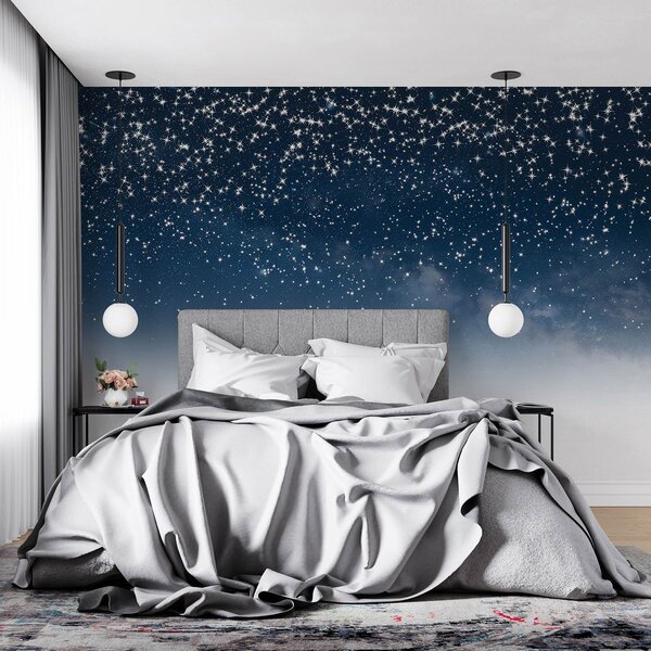 Fototapety Hvězdná noční obloha, měkký gradient, kosmický, souhvězdí, Fototapety space, w01797v1 : uwalls.cz