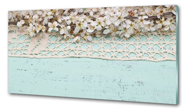 Dekorační panel sklo Květy višně pksh-80227889