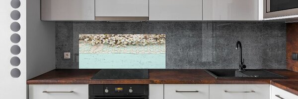 Dekorační panel sklo Květy višně pksh-80227889