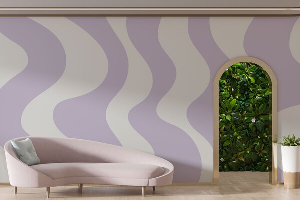 Fototapety Vinutí fialových čar, Fototapety moderní, w01833v4 : uwalls.cz