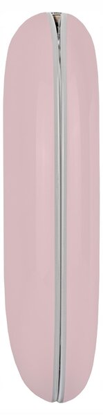 Kosmetické zrcadlo Humanas HS-PM01 s LED osvětlením, barva růžová, rozměry 99 x 99 x 23 mm, dotykové ovládání, USB-C