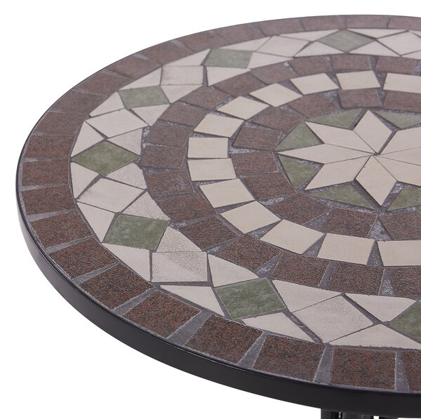 Bistro stolek CARIATI 60 cm 60 cm Černá