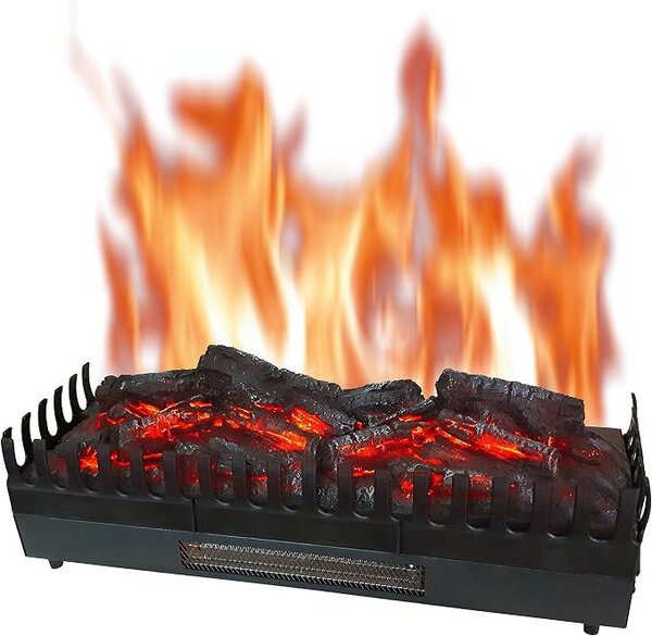Elektrický krb s topným systémem – Samostatně stojící model – 67x23x24 cm. Krb s realistickým efekt plamene, vhodný do obývacího pokoje a všech vnitřních prostor – LED osvětlení – Samostatně stojící elektrický krb