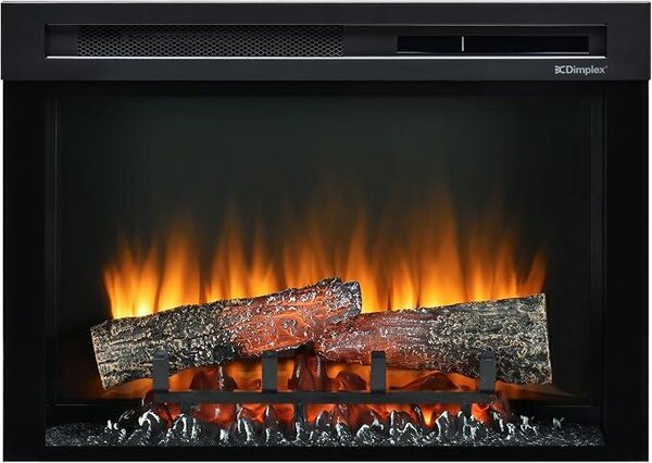 Elektrický krb – nástavec do stěny – elektrický krb s topením – 1400W – elektrický nástavec do krbu s LED efektem plamene – možnost zapnutí topení – s dálkovým ovládáním
