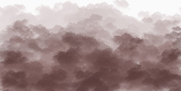 Fototapety Les v mlze, přírodní krajiny, béžová barva, Fototapety obloha, w01880v2 : uwalls.cz