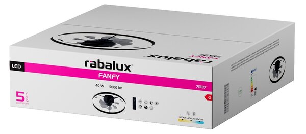 Rabalux FANFY LED stropní svítidlo s ventilátorem 71337
