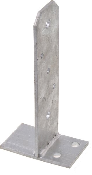 Aqbau® Držák sloupů, nosník pro sloupy, tvar T, montáž šrouby, nosná konzola, nosník, úchyt pro trámy