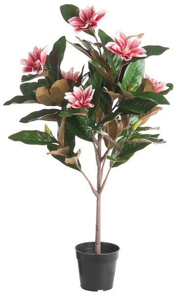 Umělá rostlina MAGNOLIA TREE 90 cm Červená