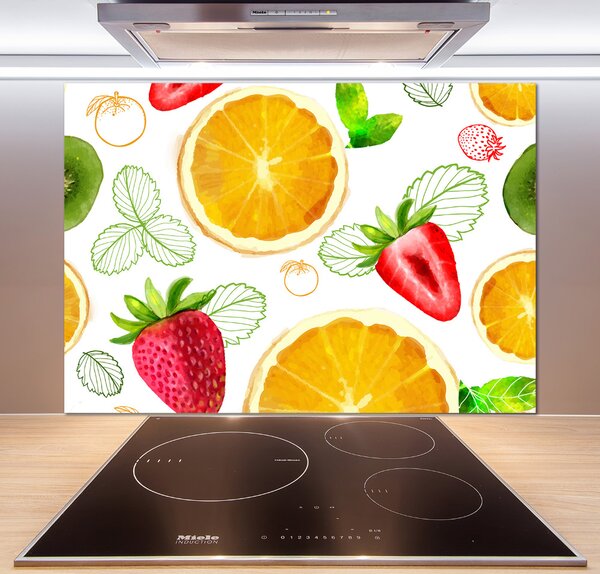 Skleněný panel do kuchyně Ovoce pksh-81029625