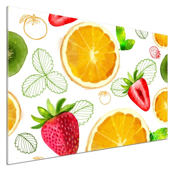 Skleněný panel do kuchyně Ovoce pksh-81029625