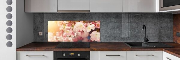 Dekorační panel sklo Květy višně pksh-81037561