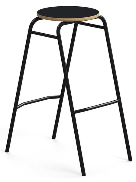 AJ Produkty Barová stolička ALTUS, výška 790 mm, antracitová