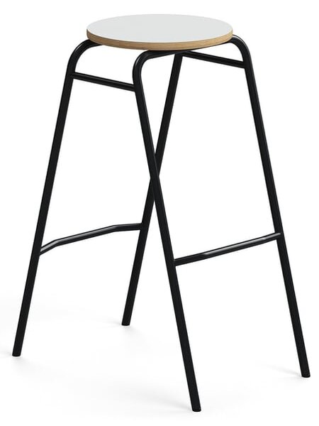 AJ Produkty Barová stolička ALTUS, výška 790 mm, antracitová/šedá
