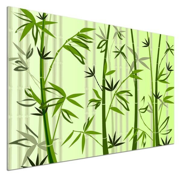 Skleněný panel do kuchyně Bambus pksh-81290277