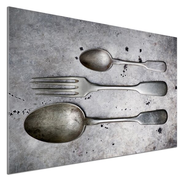 Skleněný panel do kuchyně Příbory pksh-81292253