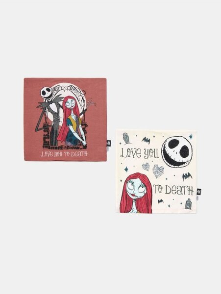 Sinsay - Bavlněné povlaky na polštáře 2 pack Nightmare Before Christmas - vícebarevná