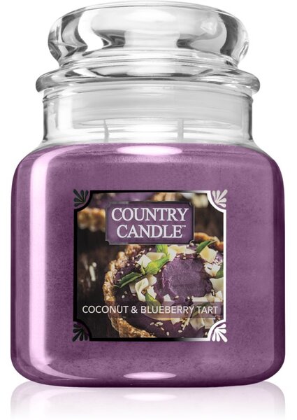 Country Candle Coconut & Blueberry Tart vonná svíčka 453 g