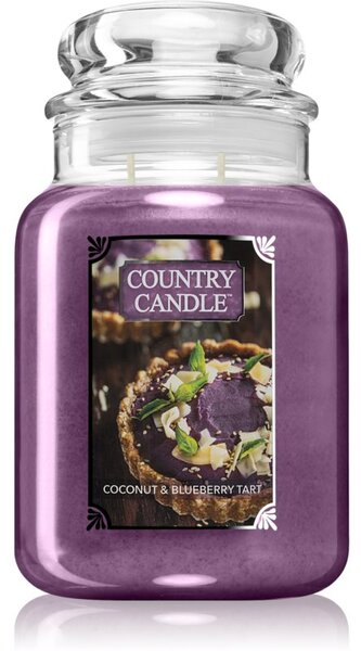Country Candle Coconut & Blueberry Tart vonná svíčka 680 g