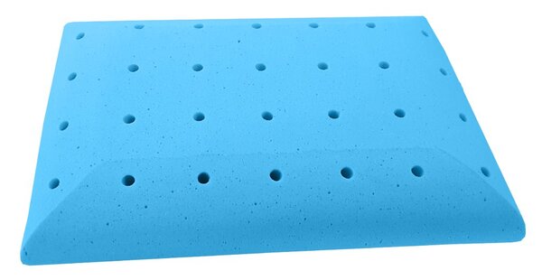 Bazyl.cz Polštář z paměťové pěny BLUE ICE 12cm - 40 x 60 cm