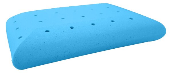 Bazyl.cz Polštář z paměťové pěny BLUE ICE 12cm - 40 x 60 cm