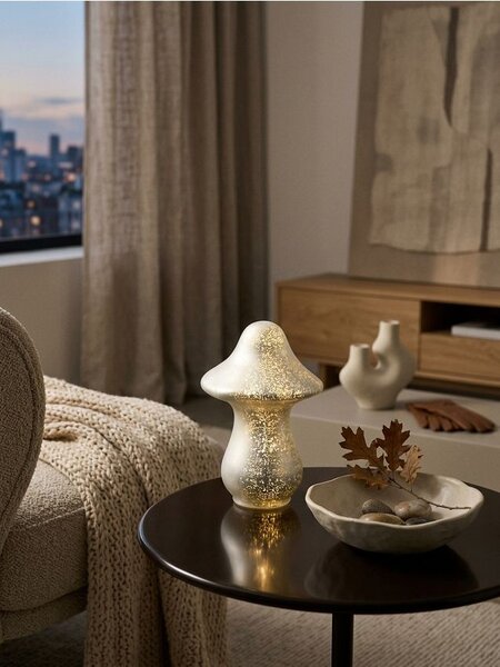 Sinsay - LED stolní lampa ve tvaru houby - sříbrná