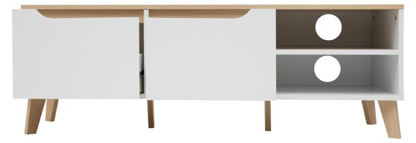 TV skříňka LUMA, 120 x 40 x 42 cm - bílý