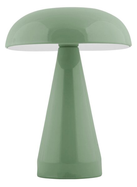 Zelená LED stmívatelná stolní lampa s kovovým stínidlem (výška 20,5 cm) Rachel – Leitmotiv