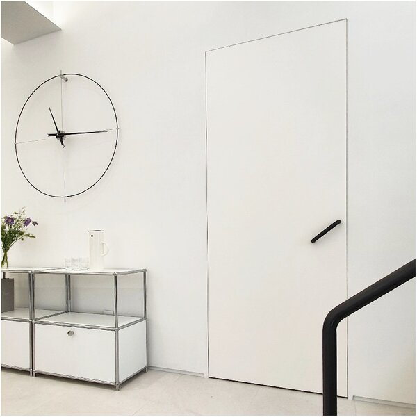 Luxusní designové nástěnné hodiny Nomon Bilbao L 110cm, černo-černé