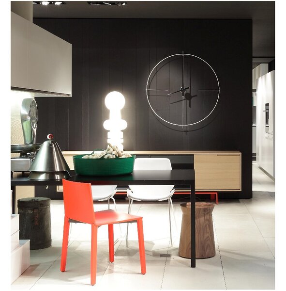 Designové nástěnné hodiny Nomon Bilbao L 110cm, černé-bílé